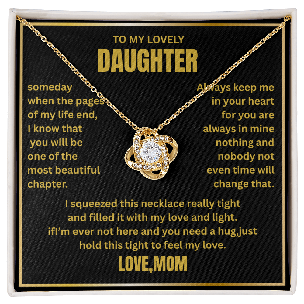 mom to daughter necklace