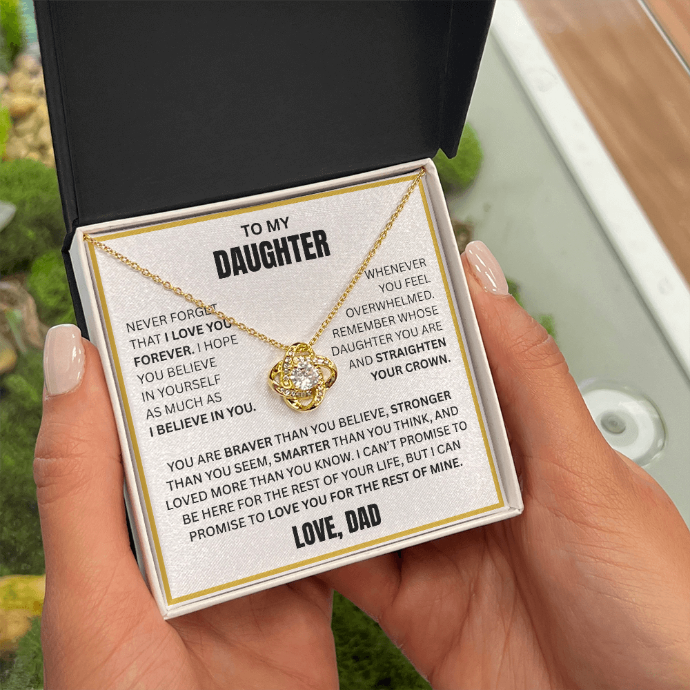 To My Daughter Necklace - Gift from Dad