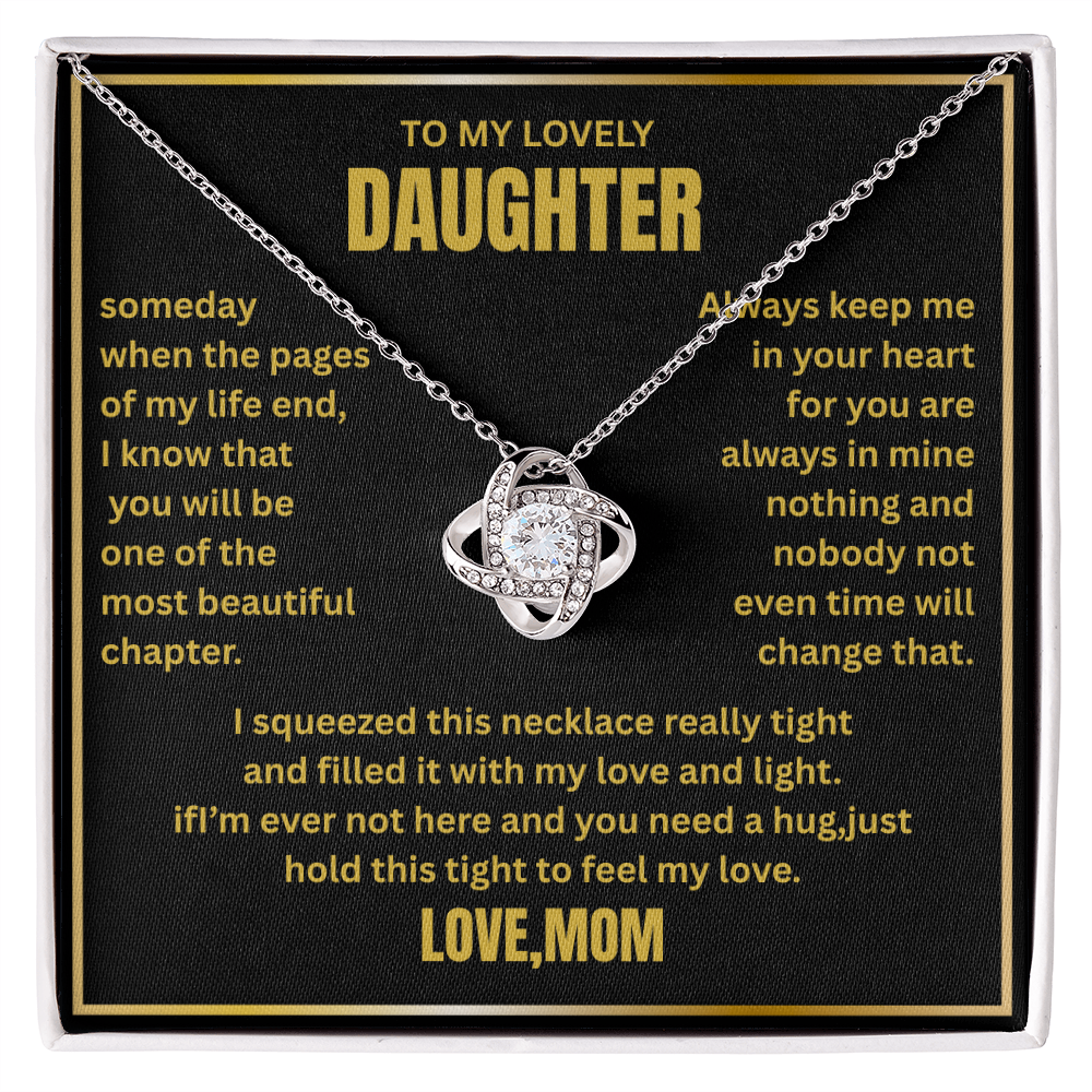 mom to daughter necklace