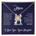 To my Loved Mother - Knot Necklace - Gold