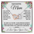 To My Special Mum - Linked Heart Necklace