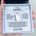 To My Queen - Love Letter Necklace