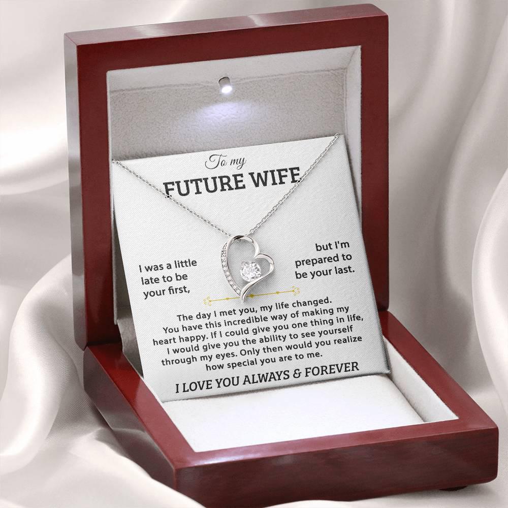 To My Future Wife - Forever Love Necklace - Gold