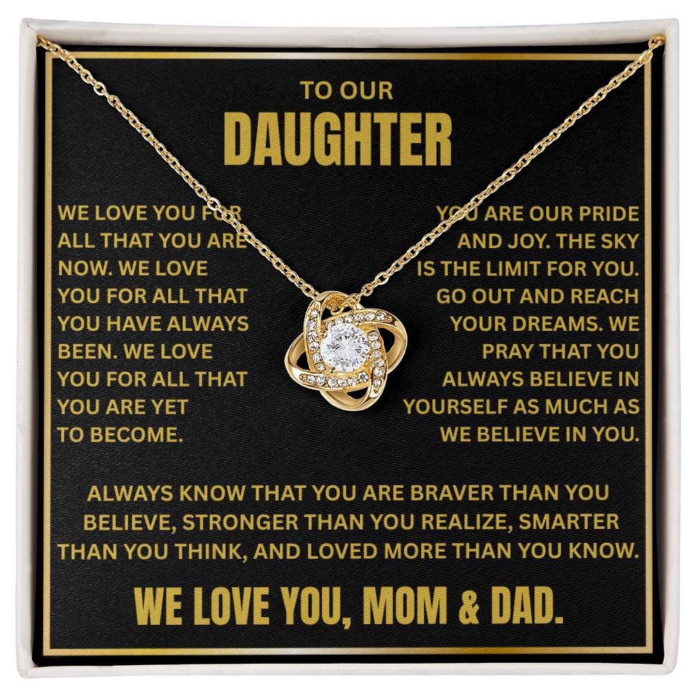 To my Daughter - Time will never change that I love you