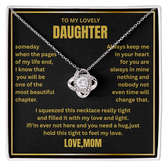 mom to daughter necklace