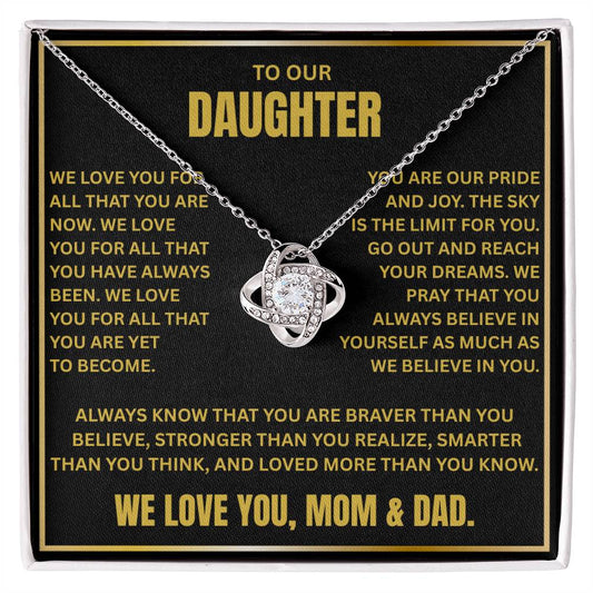 To my Daughter - Time will never change that I love you