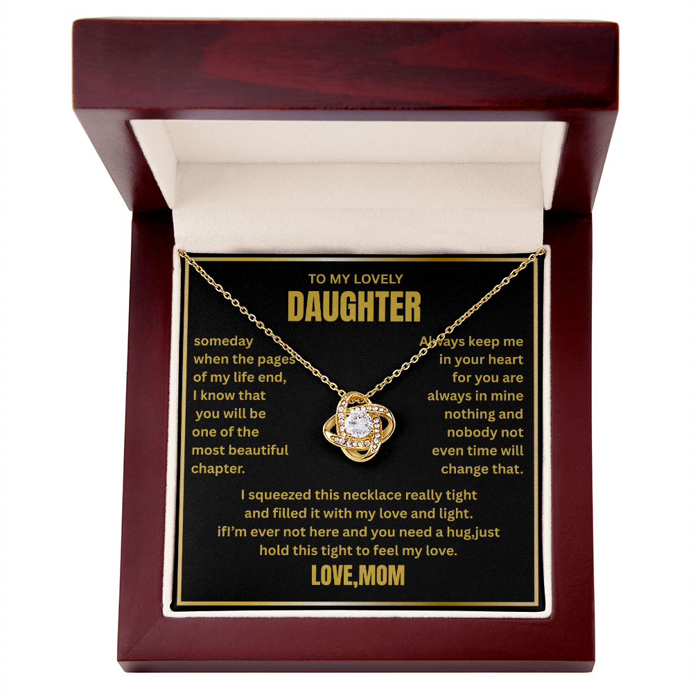 mom to daughter necklace