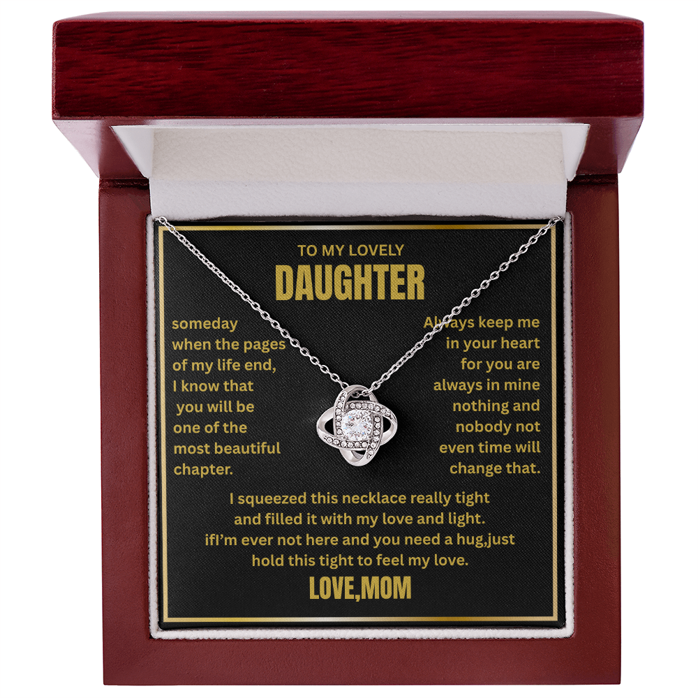 mom to daughter necklace