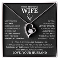 To My Wife Forever Love Necklace: A Timeless Gift for Your Wife, Romantic Anniversary Gift, Birthday Gift, Husband to Wife Gift