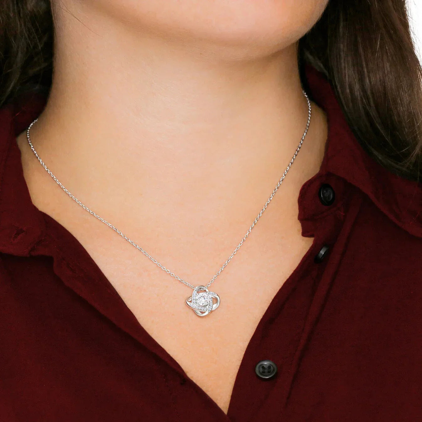 To My Beautiful Daughter Necklace from Mom