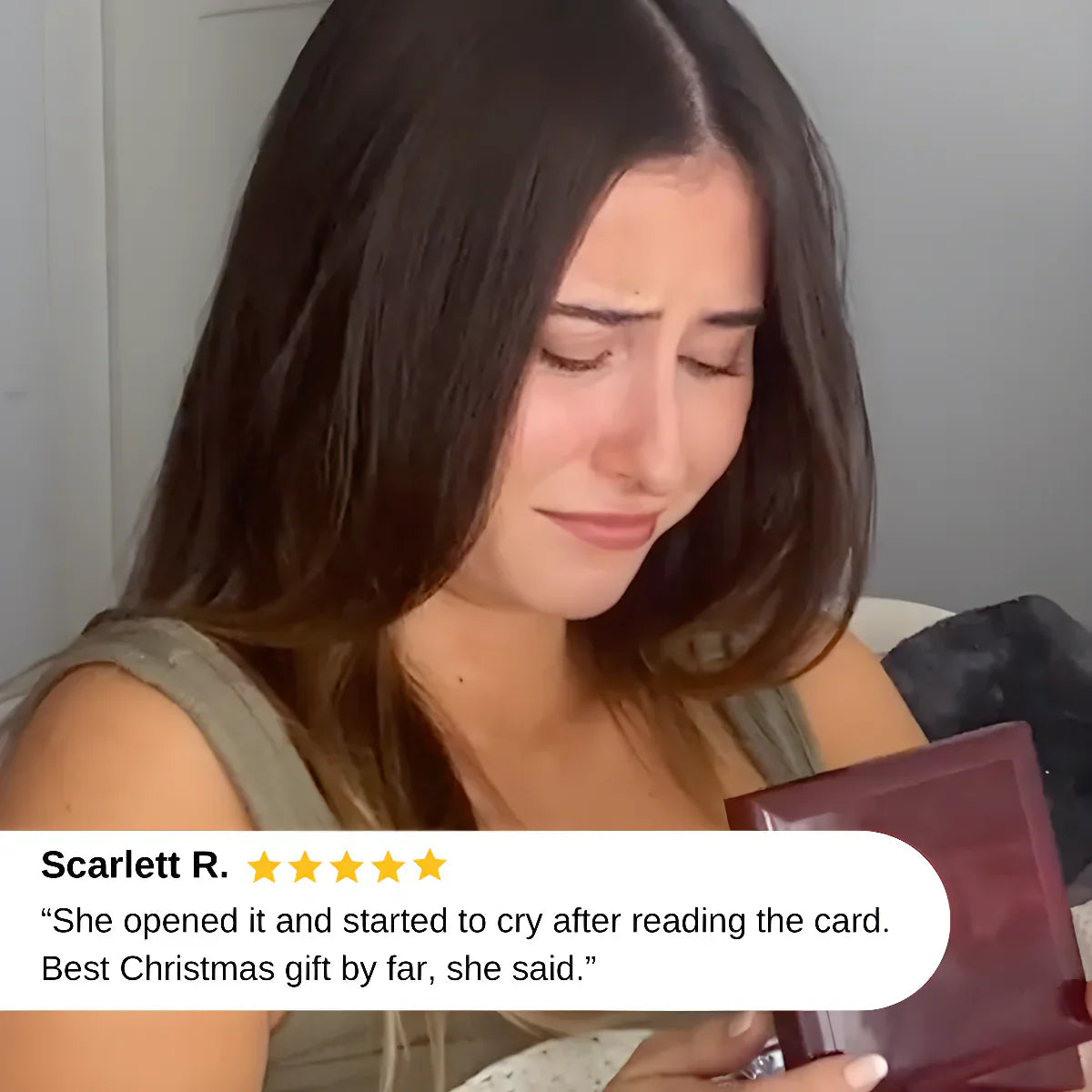 To My Beautiful Daughter Necklace from Mom